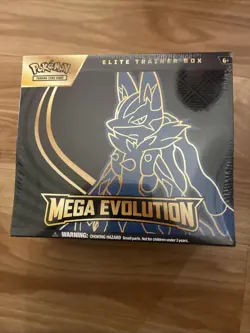 Pokemon Mega Evolution Lucario ETB Elite Trainer Box SEALED - Image 1