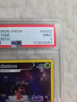Pokemon TCG Kricketune Crown Zenith: Galarian Gallery GG02/GG70 PSA 9 Mint - Image 3