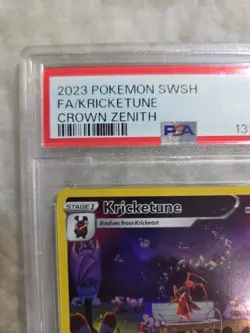 Pokemon TCG Kricketune Crown Zenith: Galarian Gallery GG02/GG70 PSA 9 Mint - Image 4