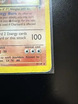 Pokemon TCG Charizard 3/110 Legendary Collection Non-Holo Rare Card HP/Damaged - Image 5