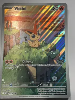 Pokemon TCG SVP 208 Victini Full Art Promo Jumbo Oversized Card - Image 1