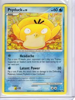 Psyduck Common Platinum Base 87/127 LP Pokemon - Image 1