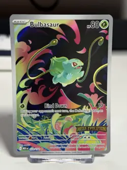 Bulbasaur (Mega Evolution Stamped) Illustration Rare 133/132 Promos Pokemon TCG - Image 1
