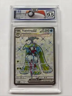 2023 Pokemon Tsareena Ex #220 HGC 9.5 (sb4) - Image 1