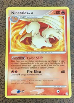 Ninetales 32/123 Mysterious Treasures Rare Pokemon Card. - Image 1