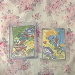 Nintendo Pokemon TCG Bulbasaur Squirtle Card Lot Collectible Standard Size - Image 1