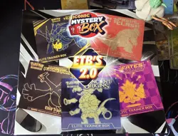 POKEMON ICONIC ELITE TRAINER BOX 2.0 Sword/Shield BASE ERA MSRP$469!* - Image 1