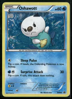Pokemon - Oshawott BW08 Promo Black and White HP - Image 1