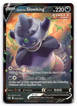Galarian Slowking V NM 099/198 Chilling Reign Pokemon Holo V Rare - Image 1