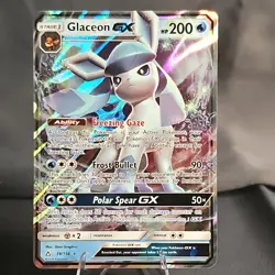 Pokemon Glaceon GX 39/156 Ultra Rare Holo SM-Ultra Prism Card 2018 NM - Image 1