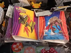 Pokemon TCG Accessories Lot Mini Binders, Metal Pins, Empty Tins, Dice + More! - Image 5