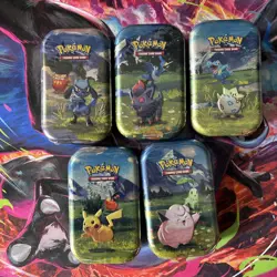 Pokemon Tcg Ascended Heroes Mini Tins x5. Come With One Of Each Art - Image 1