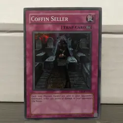 UNLIMITED COFFIN SELLER 1996 DR1-EN041 YUGIOH CARD (LP/MP) - Image 1