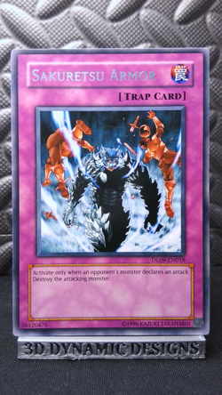 | Yugioh Sakuretsu Armor DL09-EN018 Silver Rare Duelist League Promo NM/LP 🔥 | - Image 1