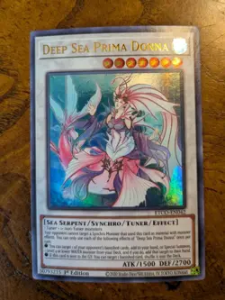 Deep Sea Prima Donna ETCO-EN042 Ultra Rare 1st Edition Near Mint Yu-Gi-Oh! - Image 1