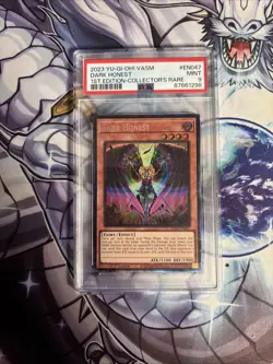 (AY) YU-GI-OH! VASM-VALIANT SMASHERS 1ST ED-COLLECTOR'S RARE DARK HONEST PSA 9 - Image 1