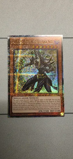 Yu-Gi-Oh! Dark Magician The Magician Of Black Magic -INFO- QCR - 1st Edition NM! - Image 1
