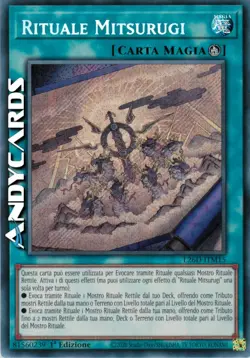 RITUALE MITSURUGI • (Mitsurugi Ritual) • Segreta • L26D ITM15 • 1Ed • Yugioh! - Image 1