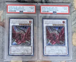 Yu-Gi-Oh 2Cards PSA9 Black Rose Dragon CSOC-JP039 Ultimate Rare 2008 Japanese - Image 1