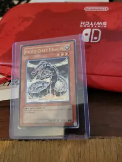 yugioh Proto-Cyber Dragon SOI-EN010 Unlimited Ed Ultimate Lightly HP - Image 2