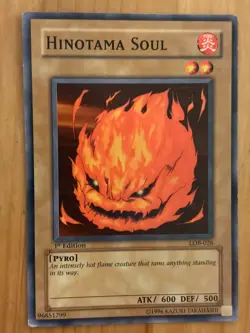 Hinotama Soul LOB-026 LP The Legend of Blue Eyes White Dragon 1st Edition - Image 1