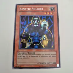 Yugioh! HP Kinetic Soldier - WC4-002 - Secret Rare Limited Edition MP - Image 1