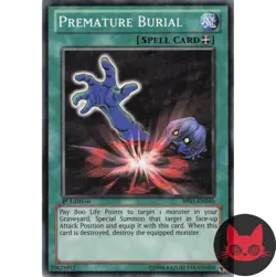 Yugioh Premature Burial BP01-EN040 Starfoil Rare 1st Edition LP - Image 1