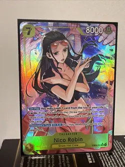 One Piece CCG Nico Robin 055 Alternate Art Heroines Edition EB-03 English - Image 2