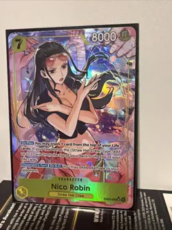 One Piece CCG Nico Robin 055 Alternate Art Heroines Edition EB-03 English - Image 3