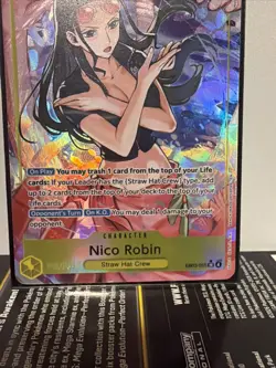 One Piece CCG Nico Robin 055 Alternate Art Heroines Edition EB-03 English - Image 5