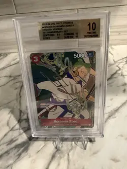 One Piece Roronoa Zoro 1st Anniversary Foil Set OP01-025 BGS 10 - Image 1