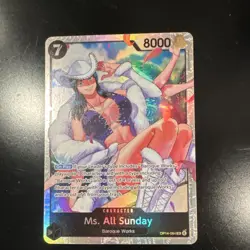 One Piece TCG Ms. All Sunday OP14 SR Nico Robin Mint Condition - Image 1