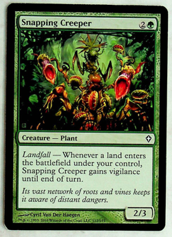 Snapping Creeper - Worldwake Edition - 2010 - Magic The Gathering Card - Image 1