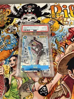 2025 ONE PIECE PRB02-PREMIUM BOOSTER MANGA ALT ART #119 SANJI PSA 10 - Image 3