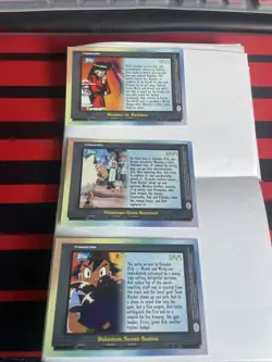 Topps Pokemon 1999 TV Animation Edition Serial Episode Card Lot: 23, 24 & 25 - Image 2