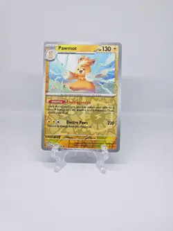 076/198 PAWMOT | RARE REVERSE HOLO | SCARLET & VIOLET POKEMON CARD - Image 1