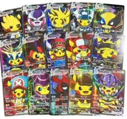POKEMON 55Pcs Pikachu Card Cosplay Holo Cards - Image 1