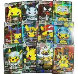 POKEMON 55Pcs Pikachu Card Cosplay Holo Cards - Image 2