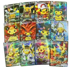 POKEMON 55Pcs Pikachu Card Cosplay Holo Cards - Image 3