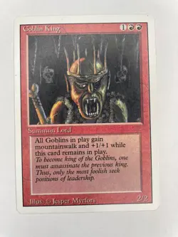 Goblin King - Revised Edition (1994) - Near Mint MTG Rare - Magic the Gathering - Image 1
