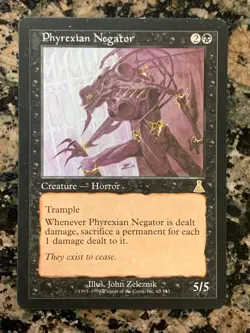 MTG Phyrexian Negator x1 Urza's Destiny, Magic the Gathering - Image 1