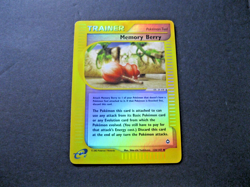 VTG MEMORY BERRY REV HOLO #128-147- E-READER TRAINER 2002 P/N-POKEMON TOOL MINT! - Image 2
