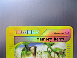VTG MEMORY BERRY REV HOLO #128-147- E-READER TRAINER 2002 P/N-POKEMON TOOL MINT! - Image 5