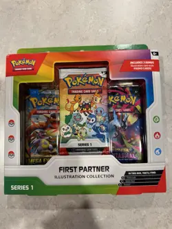 Pokemon First Partner Illustration Collection Series 1 Promo Booster Box - Image 1