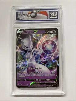 2022 Pokemon Mewtwo V #30 HGC 8.5 (sb4) - Image 1
