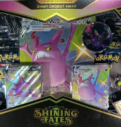 Pokemon Shining Fates (2) Premium Collection Sets [Shiny Crobat/Dragapult VMAX] - Image 4