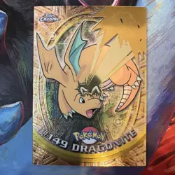 2000 Topps Chrome Pokemon Dragonite #149 - LP - Image 1