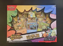 Pokemon TCG Ascended Heroes First Partners Deluxe Pin Collection Mega Evolution - Image 1