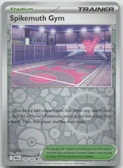 Spikemuth Gym 169/182 Uncommon Destined Rivals Pokemon Reverse Holo Near Mint - Image 1