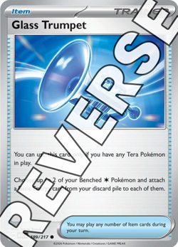 Glass Trumpet 189/217 Me: Ascended Heroes Reverse Holo - Pokemon TCG - NM - Image 1